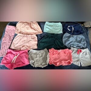 Bundle set of baby girl shorts 12 months